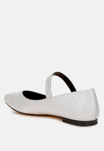Herma Glitter Pin Buckle Ballerinas-3