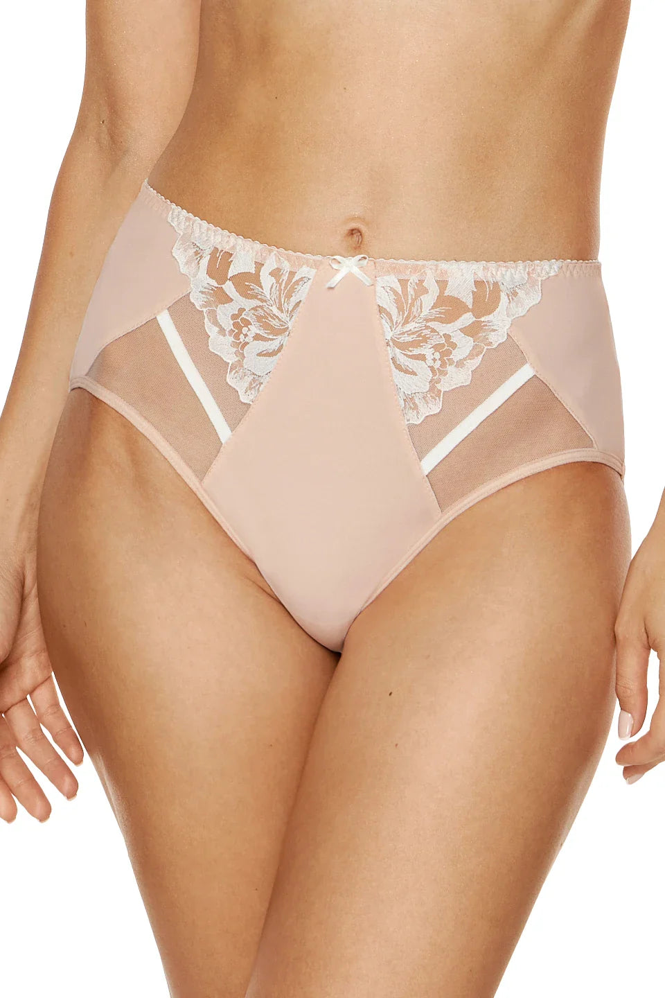 High Waist Embroidred Brief Panty Gorteks Egerie-0