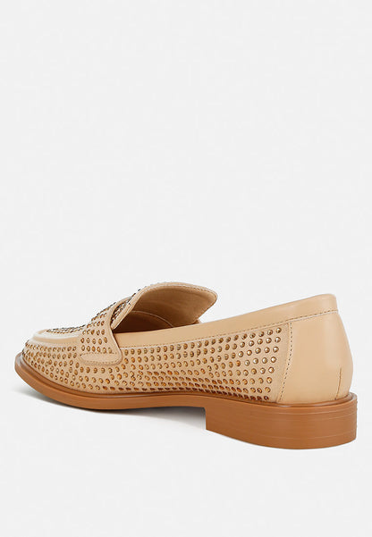Hobbs Rhinestones Embellished Loafers-2