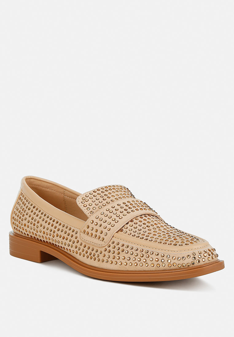 Hobbs Rhinestones Embellished Loafers-1