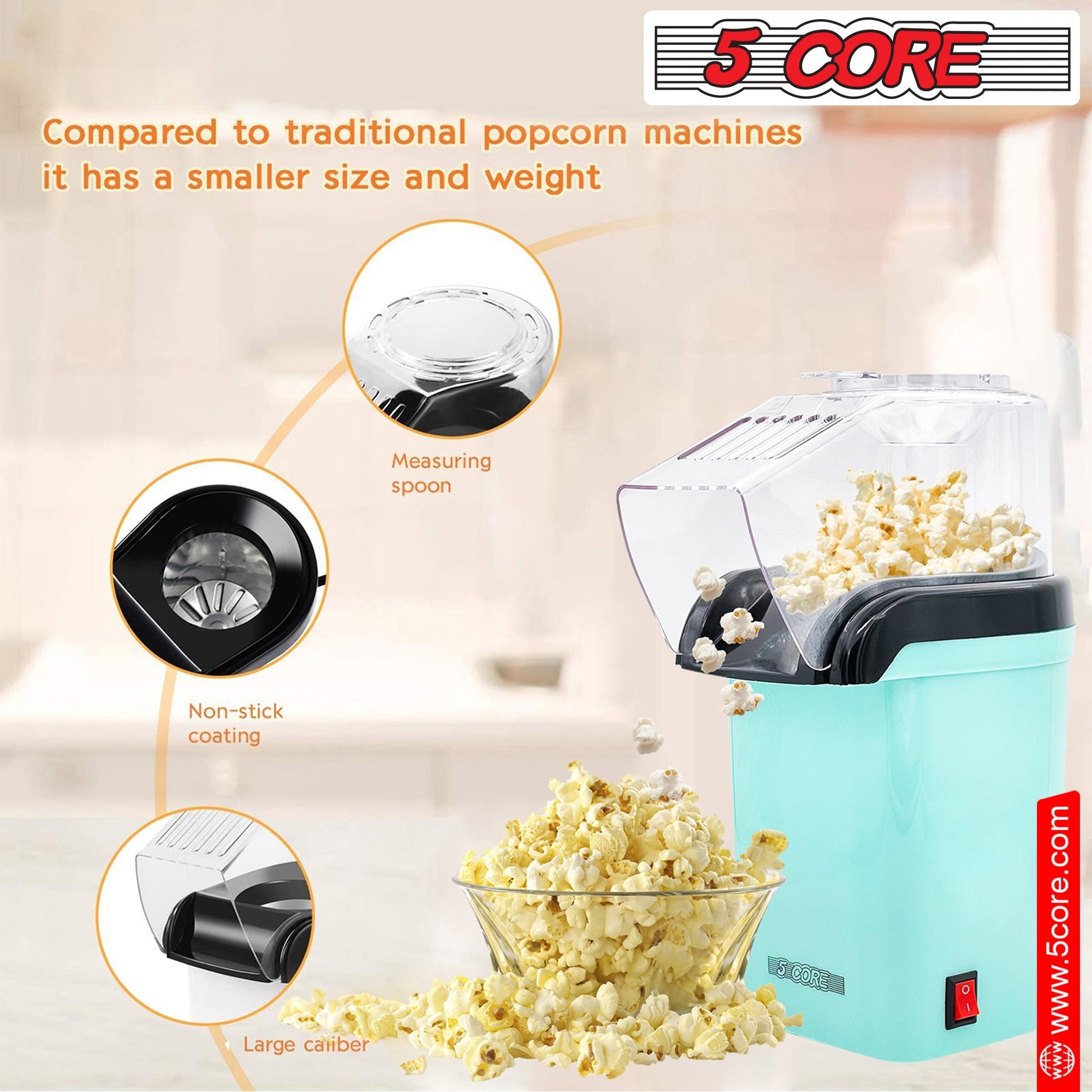 Hot Air Popcorn Machine-4