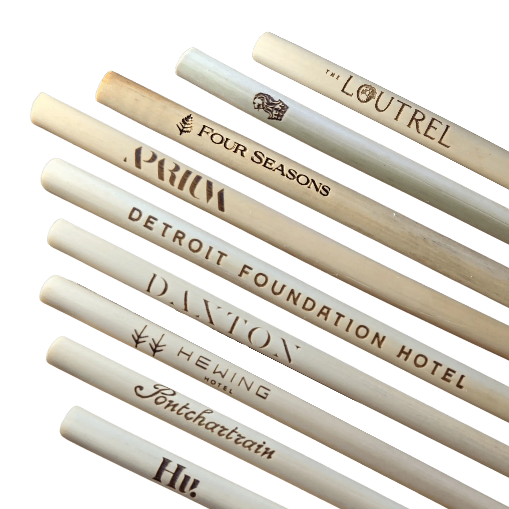 Laser Engraved Reusable Reed Straw-2