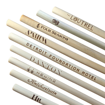Laser Engraved Reusable Reed Straw-2