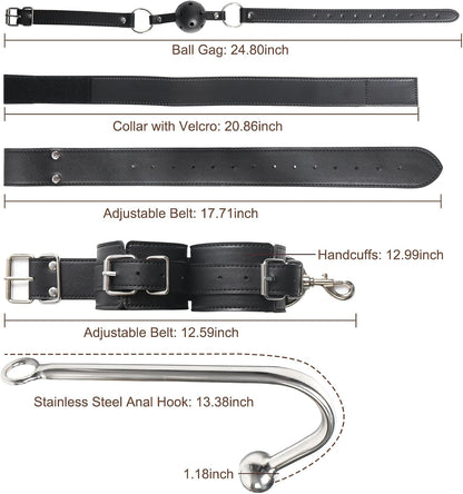 HushBound BDSM Anal Hook Bondage Kit-4