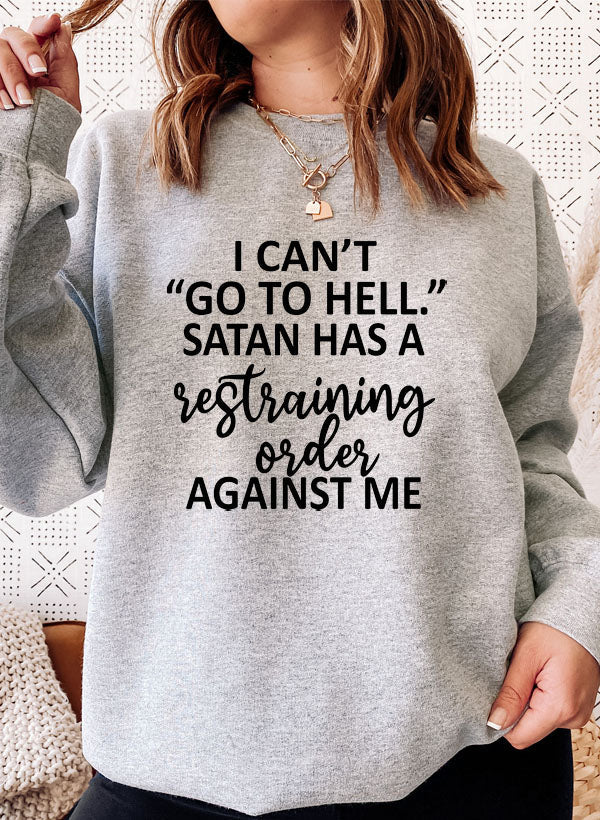 I Cant Go To Hell Sweat Shirt-4