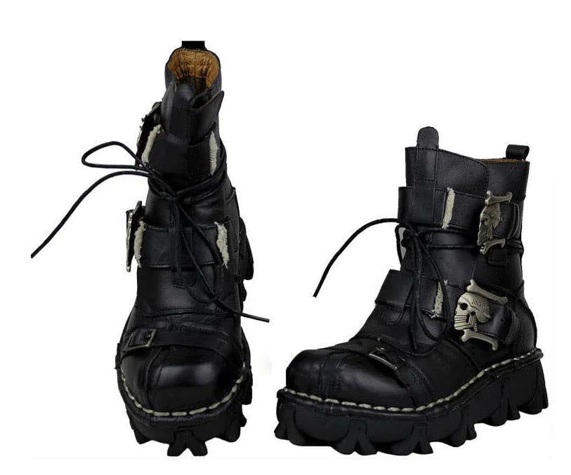 Genuine Leather Military Boots, Martin Boots, High Boots