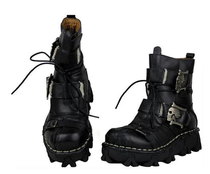 Genuine Leather Military Boots, Martin Boots, High Boots