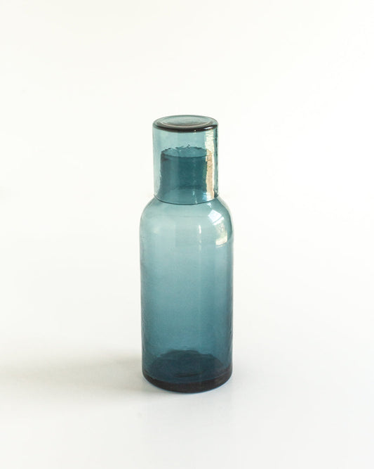 Handblown Hammered Glass Carafe-0