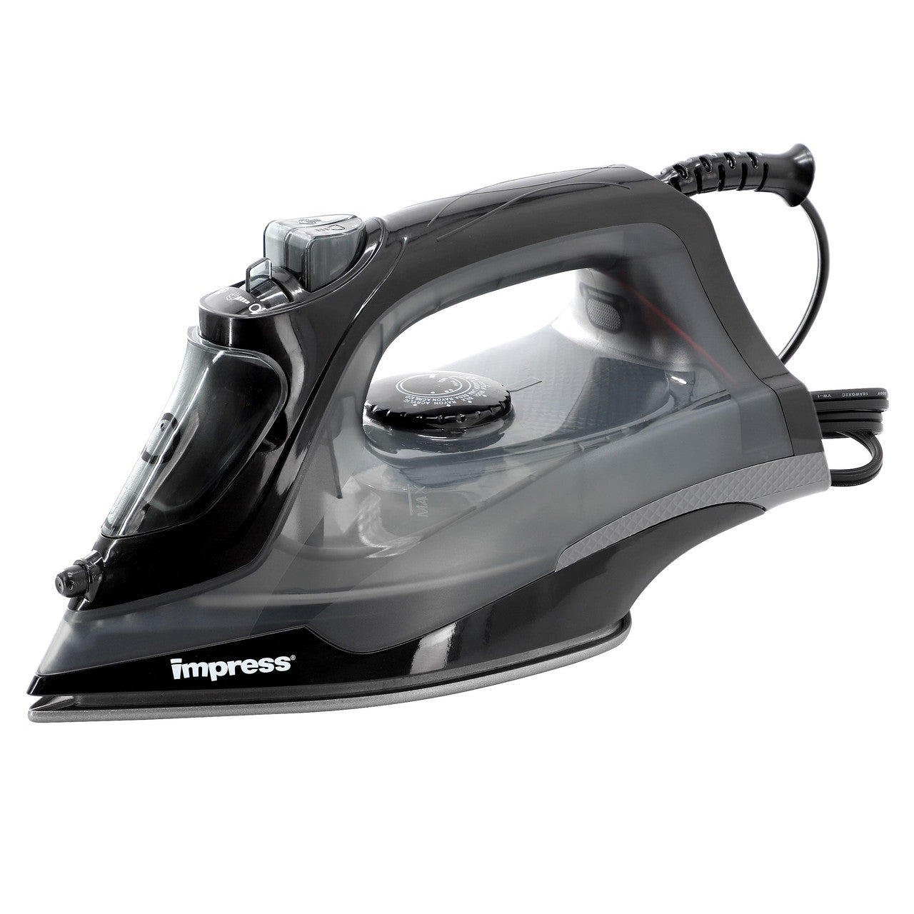 Impress Mid-Sized Spray Steam and Dry Iron in Black with Motion Auto-Shutoff-0