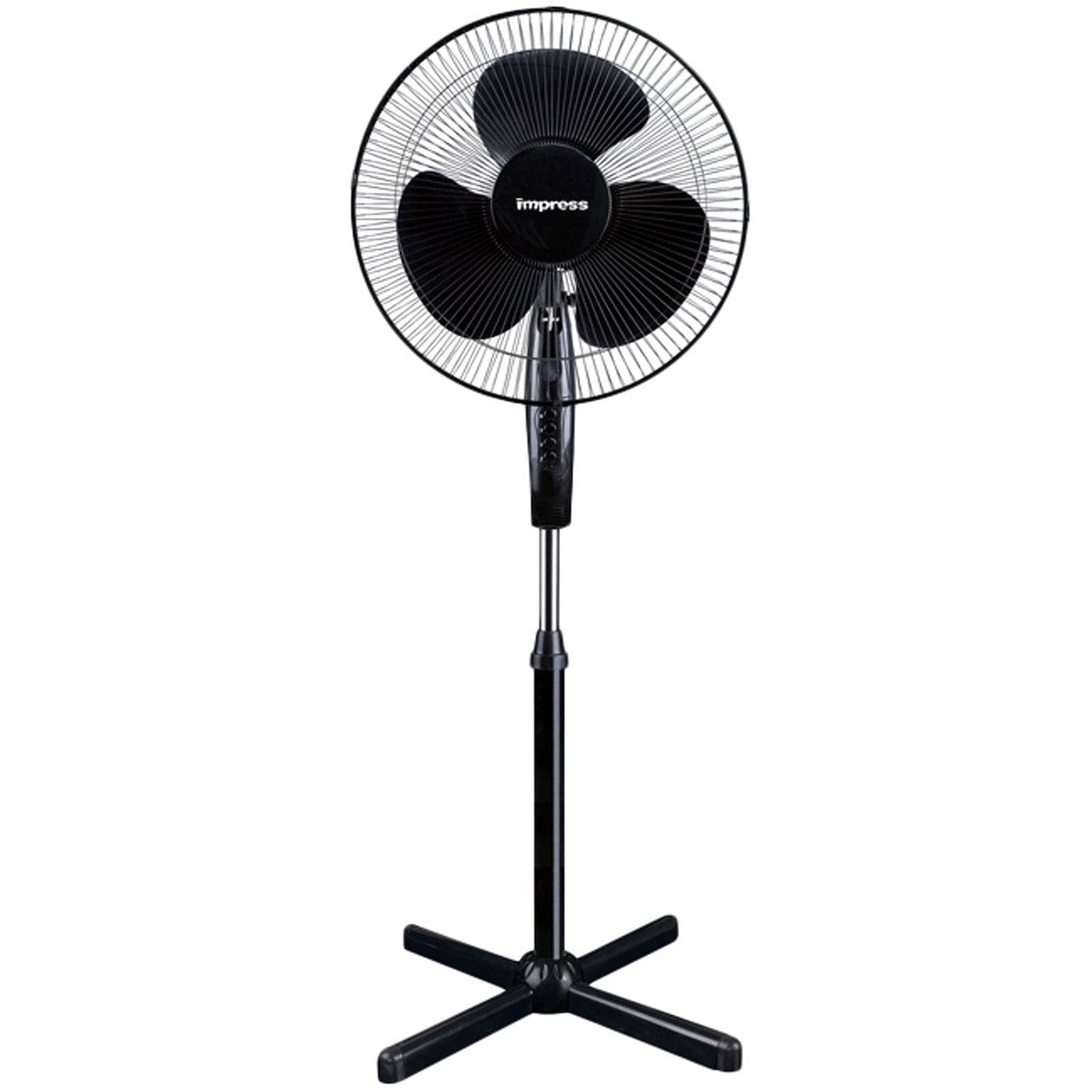 Impress 16" Oscillating Stand Fan (black) IM-725B-0