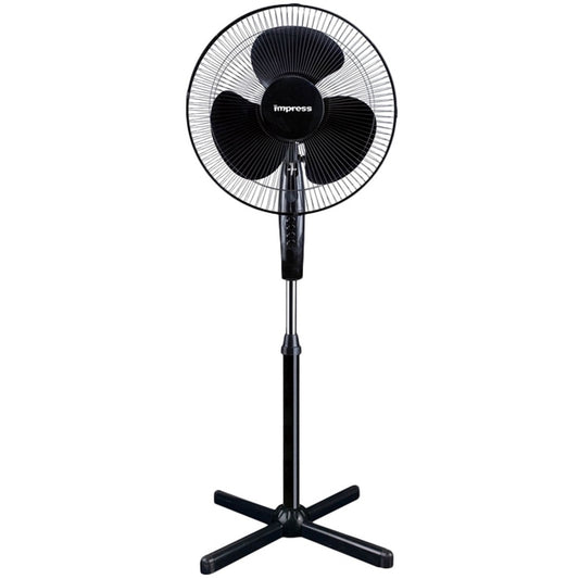 Impress 16" Oscillating Stand Fan (black) IM-725B-0