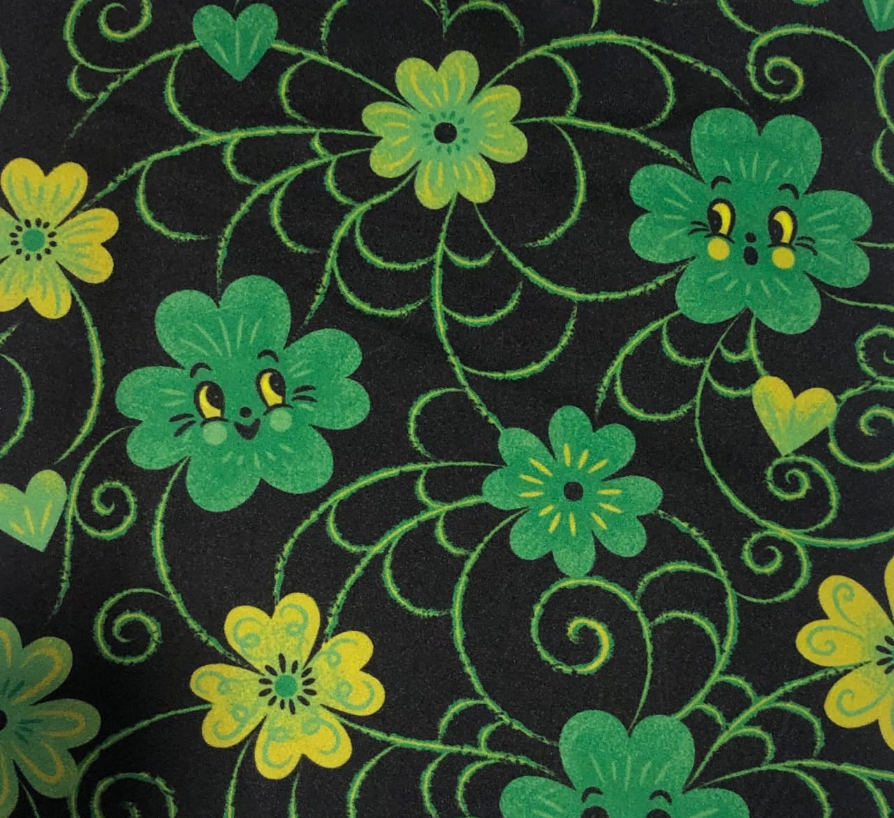 Cobweb Clovers (Johanna Parker Exclusive) - High-quality Handcrafted Vibrant Leggings-2