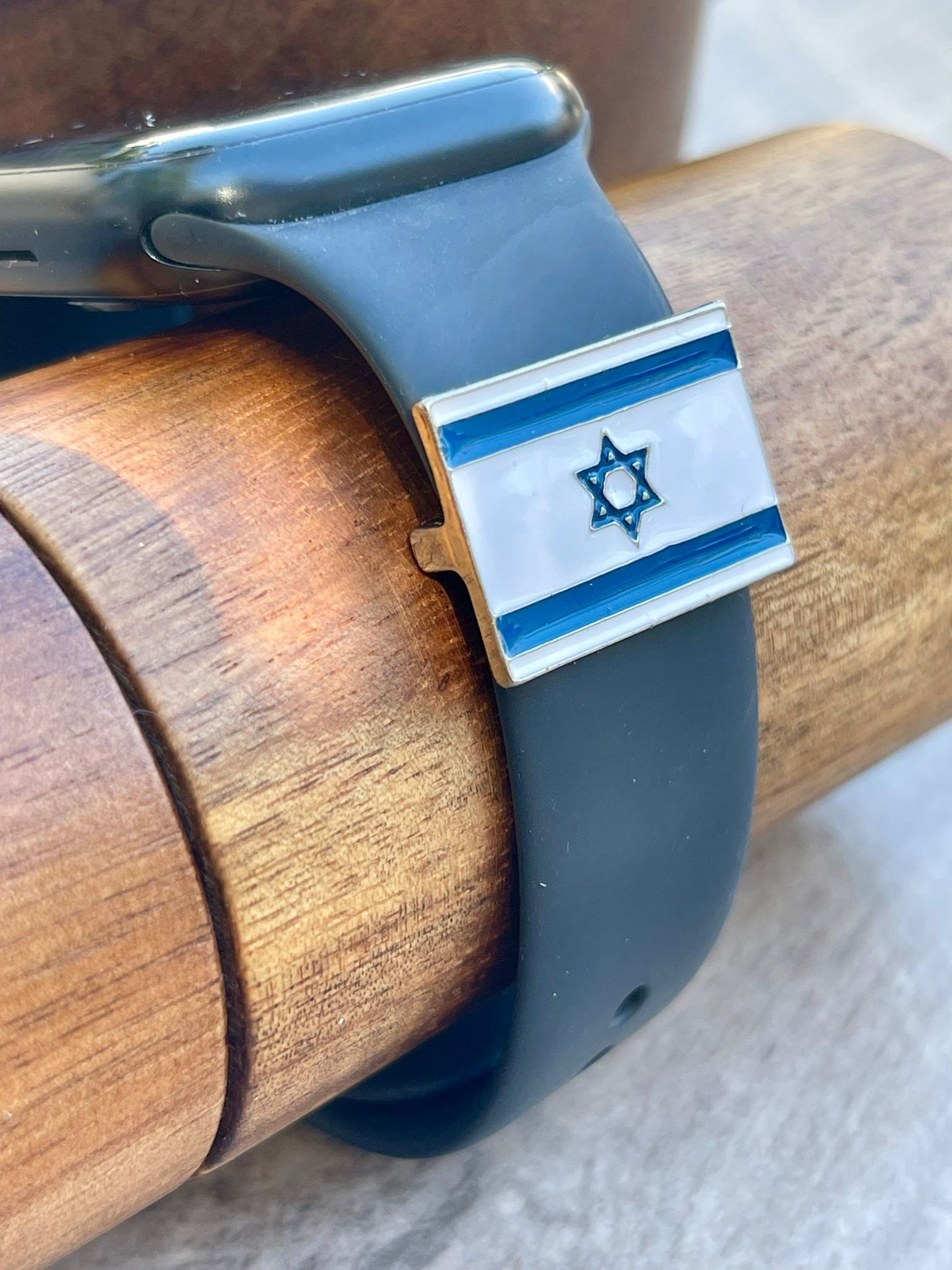 Israeli Flag Watch Band Charm – For Apple & Smartwatch-0