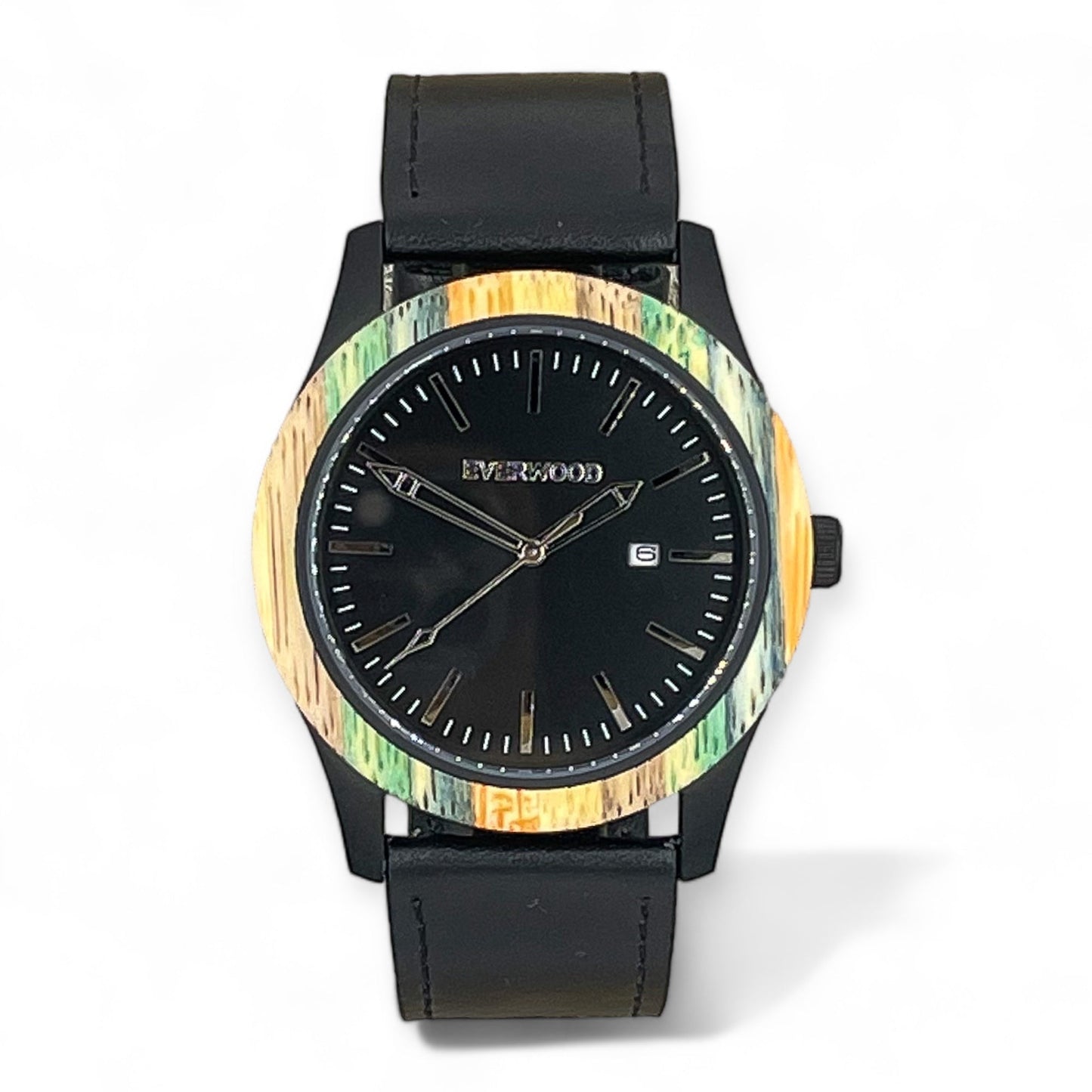 Inverness - Multi Bamboo & Black Leather-0