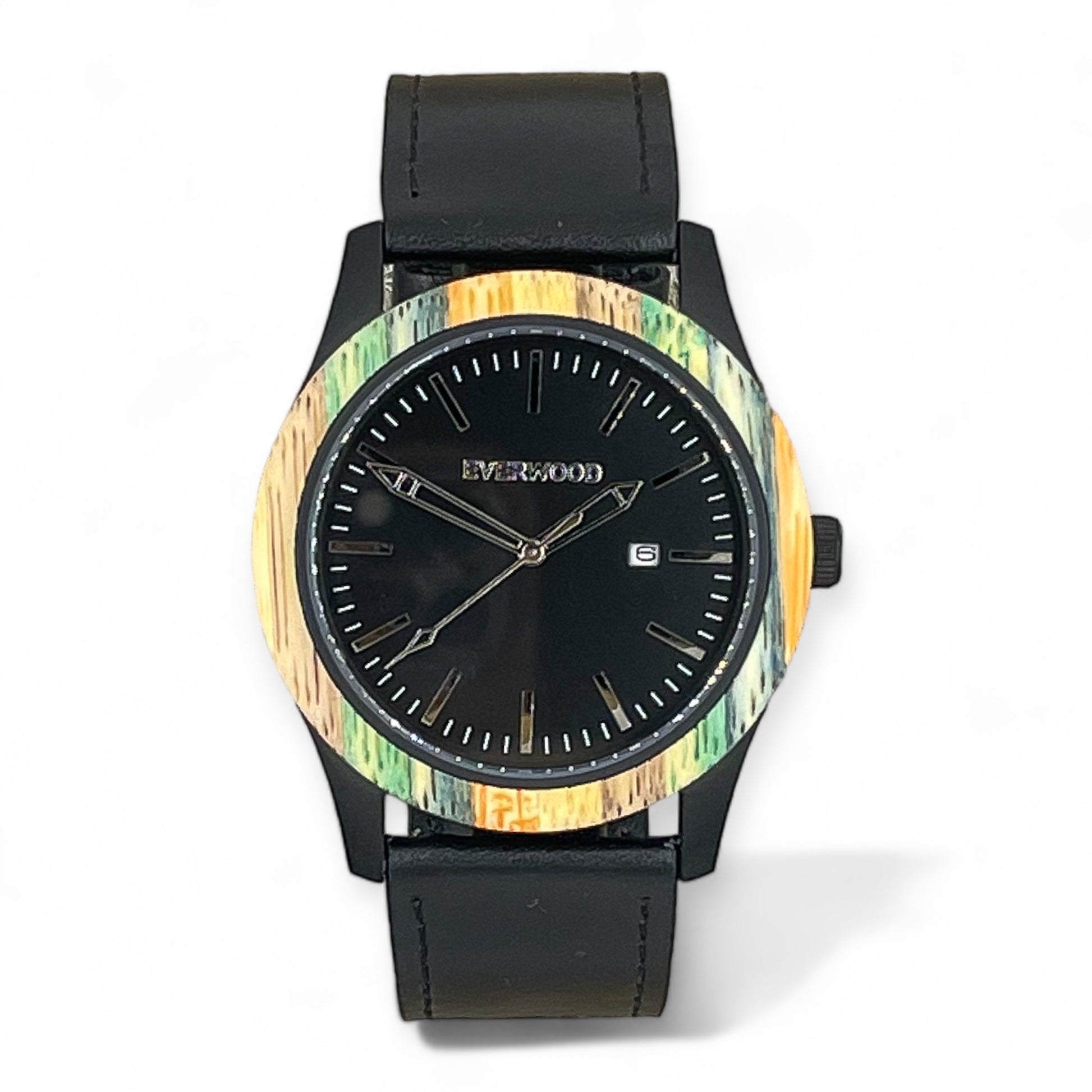 Inverness - Multi Bamboo & Black Leather-0