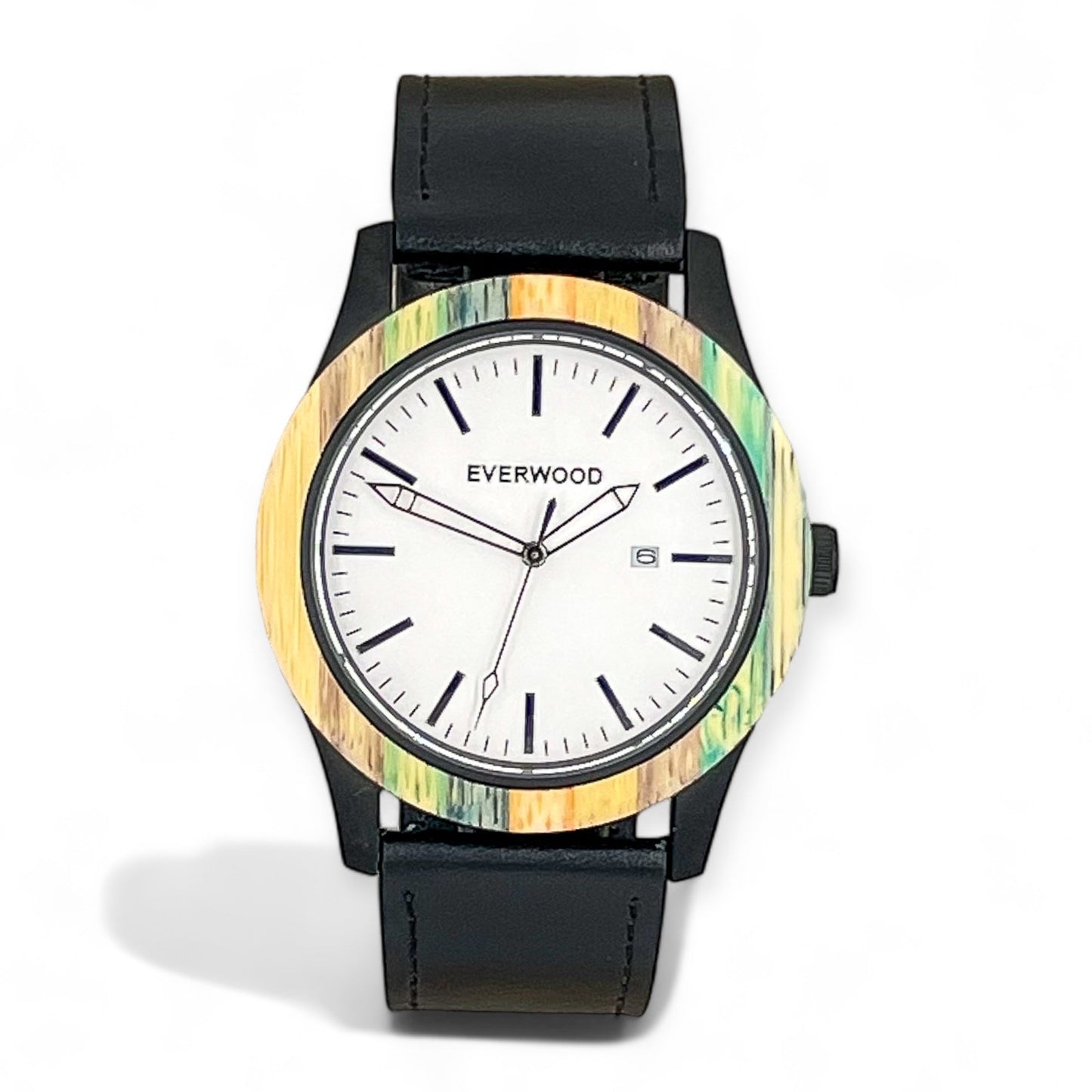 Inverness - Multi Bamboo & Black Leather-0