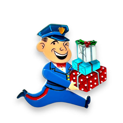 Christmas Happy Mail Earrings by 50's Vintage Dame x Lipstick & Chrome-1