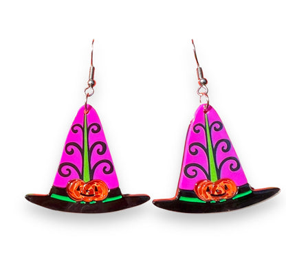 Hagatha's Hat Earrings by Johanna Parker x Lipstick & Chrome-2