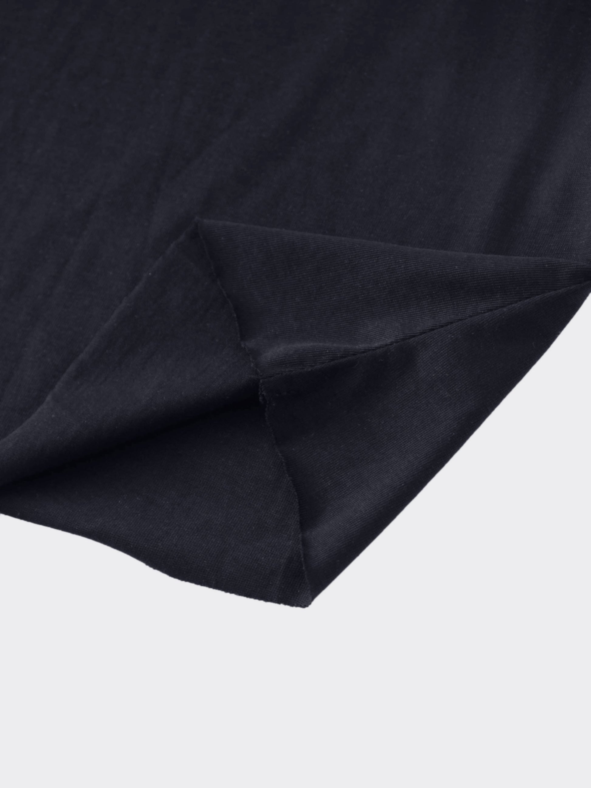 Elastic Waist T-Shirt Skirt-Navy-4