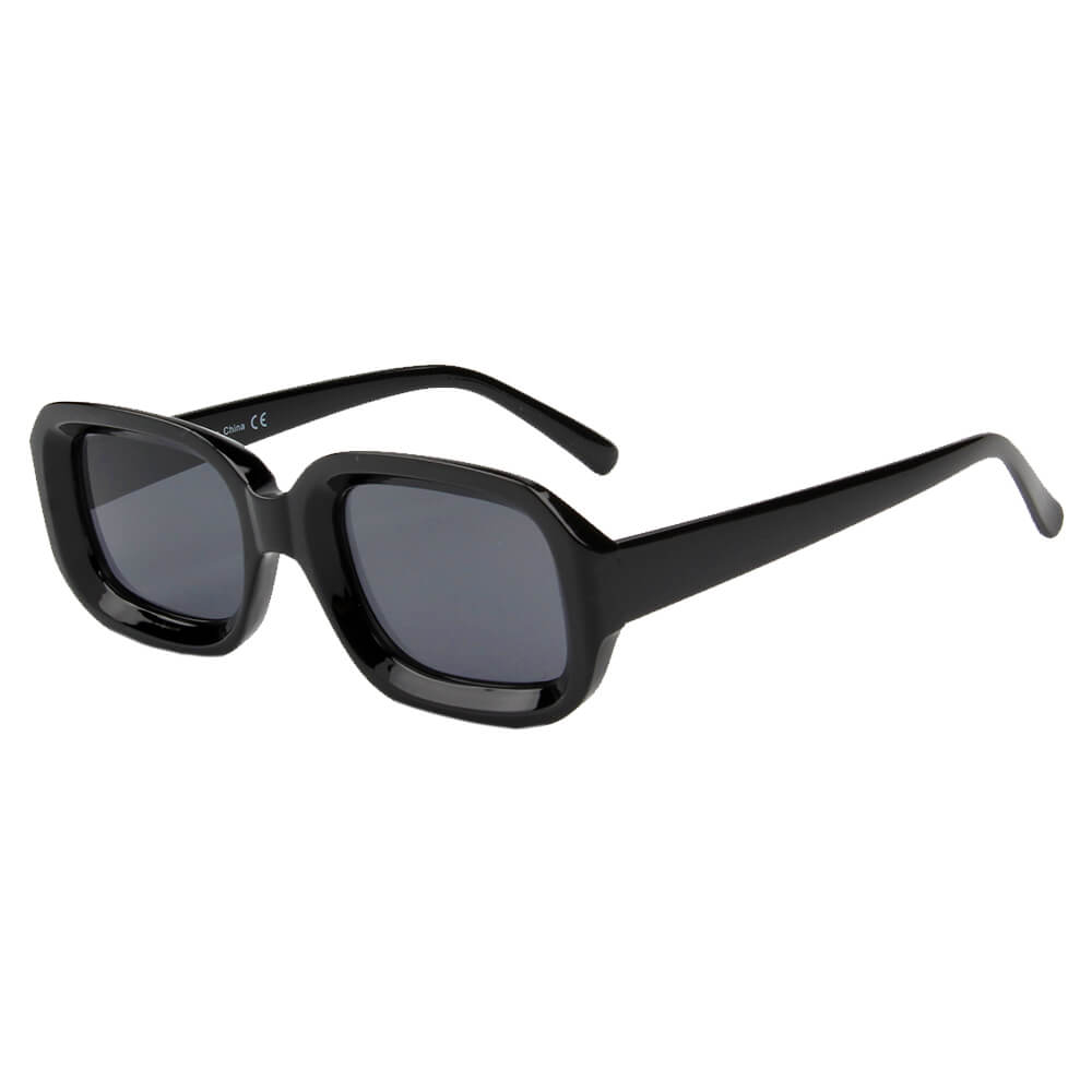 ERII - Women Retro Vintage Square Sunglasses-2