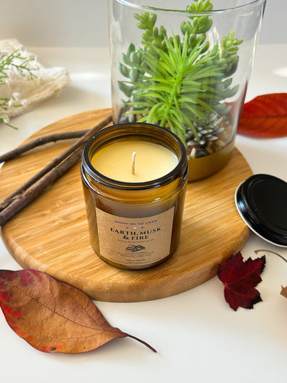 Earth, Musk & Fire Tallow Candle-2