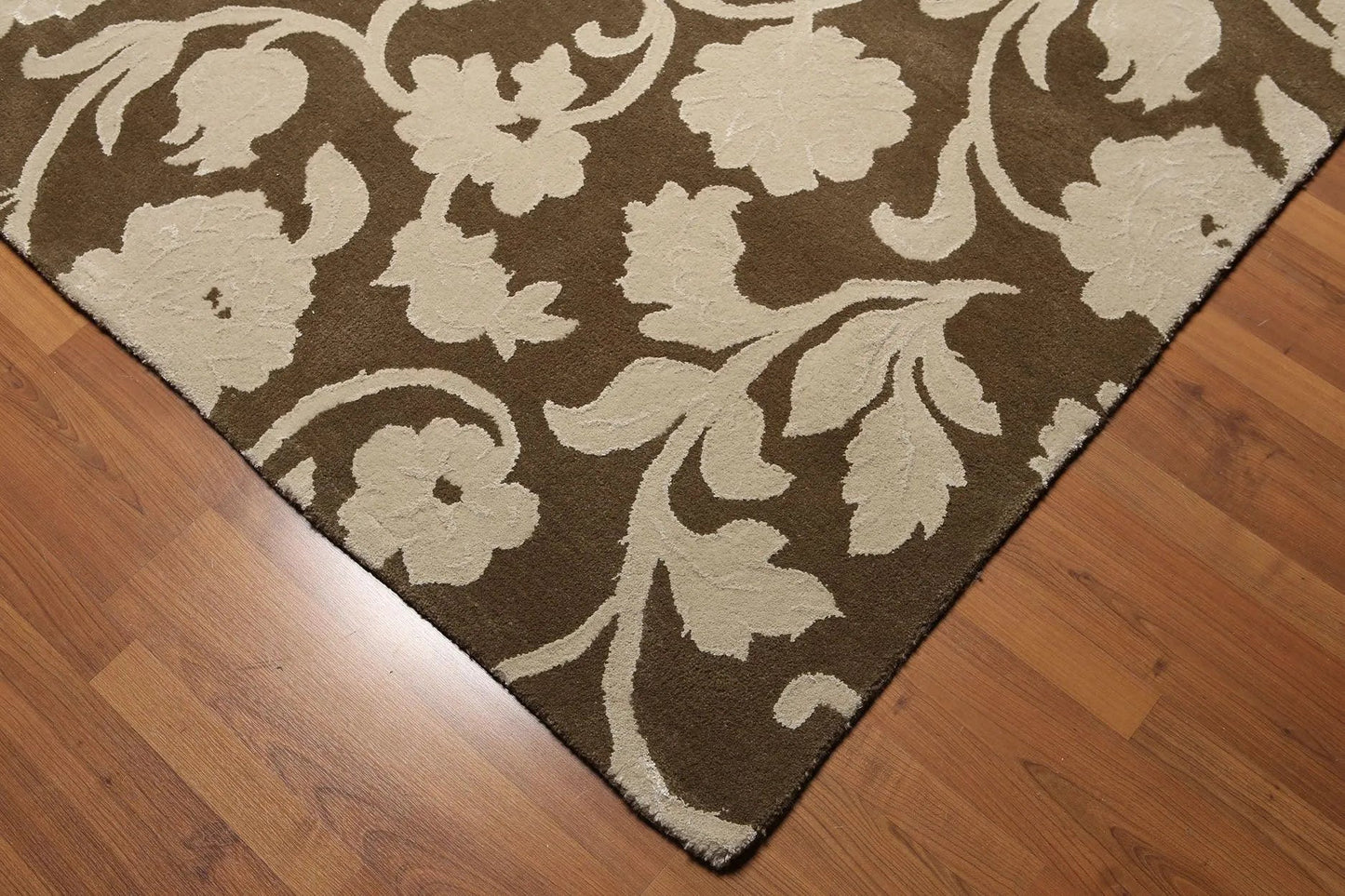 9 x 12 Handmade wool & Silk Oriental Area Rug Transitional 9x12-4