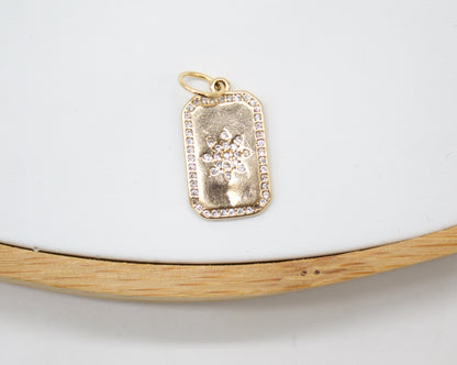 18K Gold Filled Star Tag Plate-1