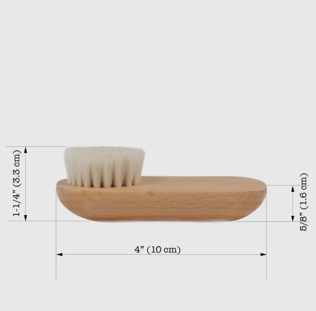 Bamboo Facial Massager with Goat Hair Bristles-4