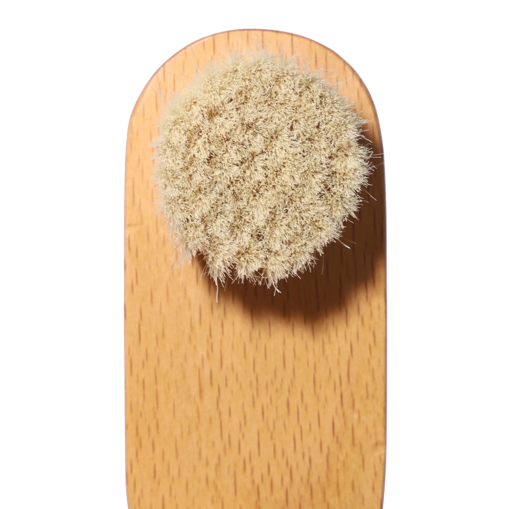 Bamboo Facial Massager with Goat Hair Bristles-3