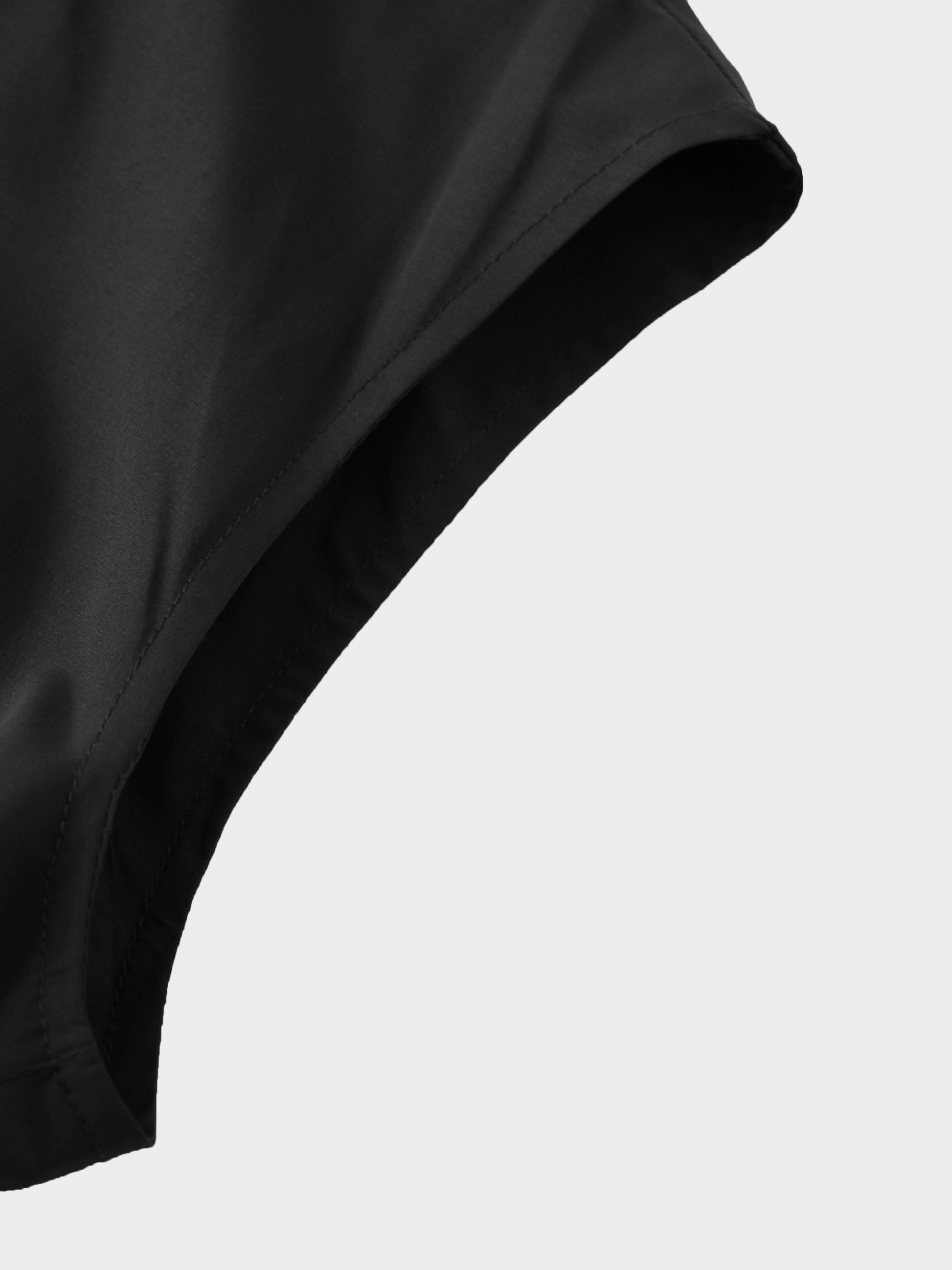Taffeta Bubble Jumper-Black-3