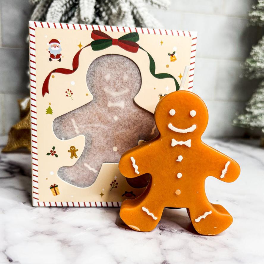 Gingerbread Man Candle-0