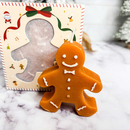 Gingerbread Man Candle-1