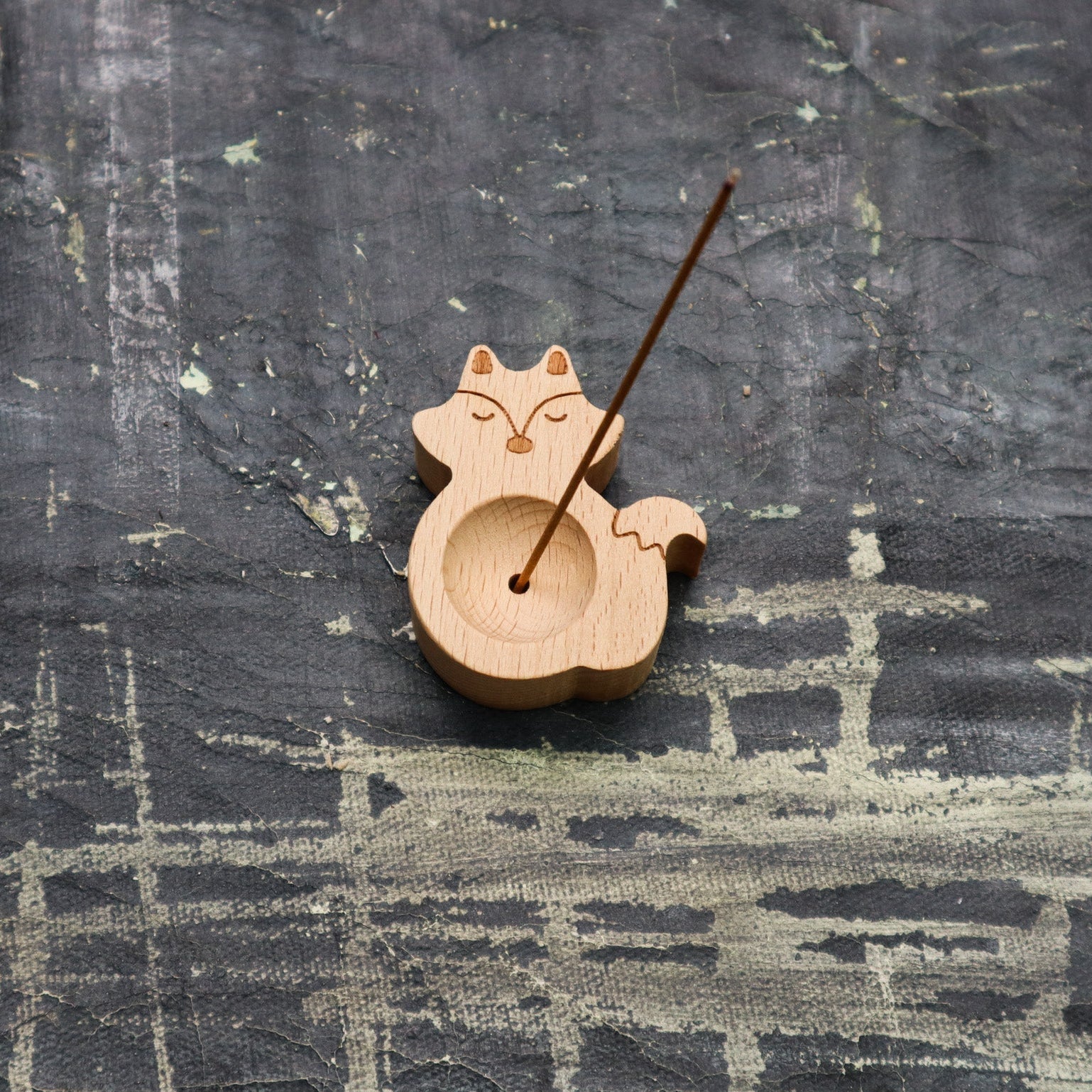 Fox - Wooden Essential Oil Diffuser | Incense Holder-0