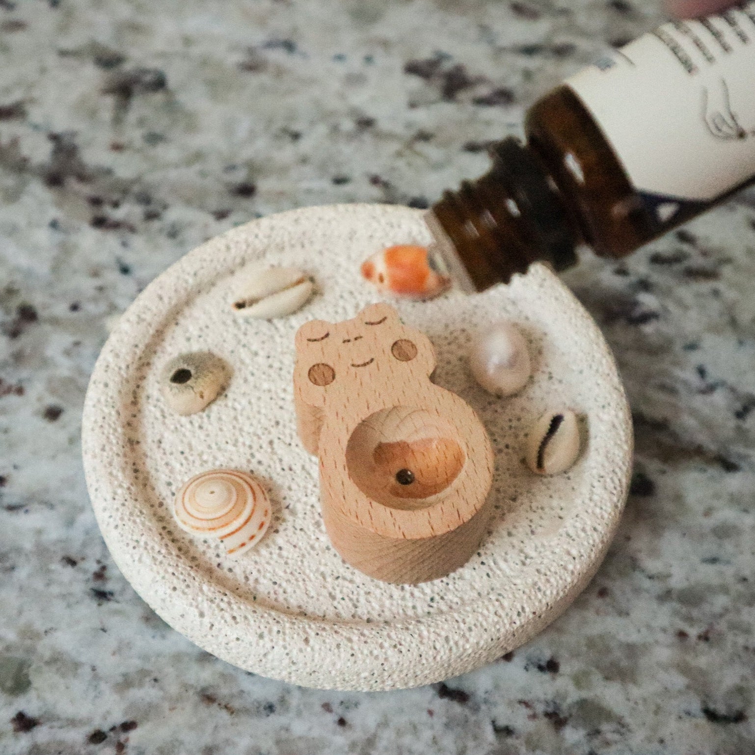 Frog - Wooden Essential Oil Diffuser | Incense Holder-3