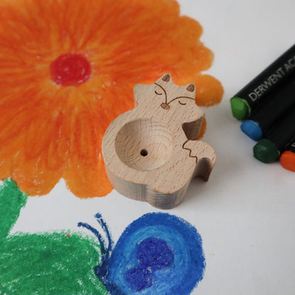 Fox - Wooden Essential Oil Diffuser | Incense Holder-3