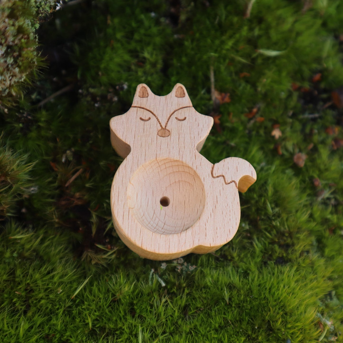 Fox - Wooden Essential Oil Diffuser | Incense Holder-1
