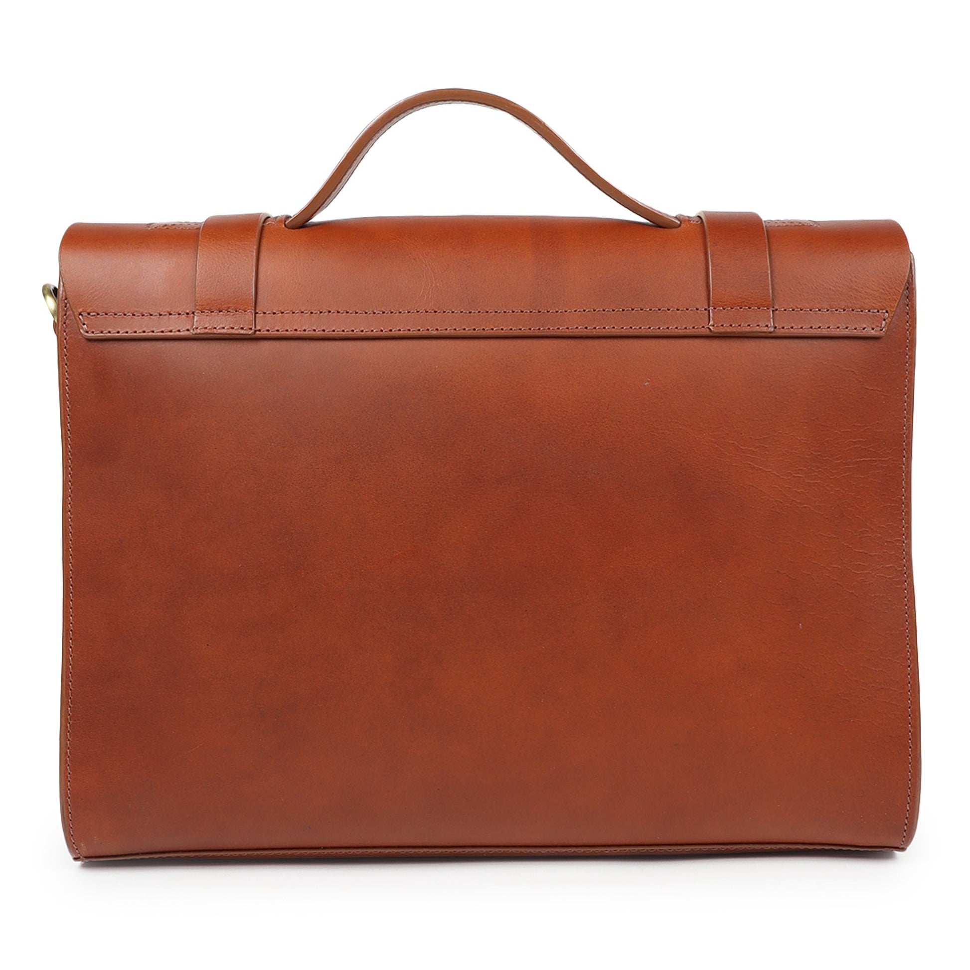 Gefforey Handmade Leather Laptop Messenger for Men-3