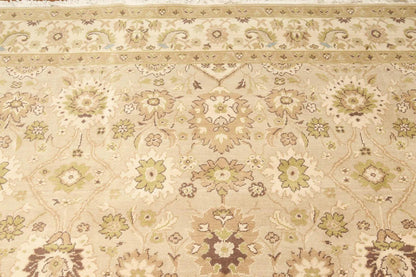 9' x 12' Traditional Oushak Hand Knotted Area Rug Carpet 100% wool Beige-3