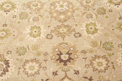 9' x 12' Traditional Oushak Hand Knotted Area Rug Carpet 100% wool Beige-4