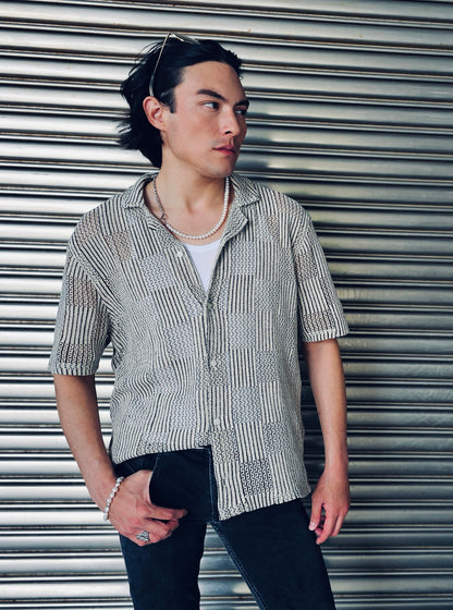 Freshwater Pearls With Chain Versatile Mens Necklace MEN07-3