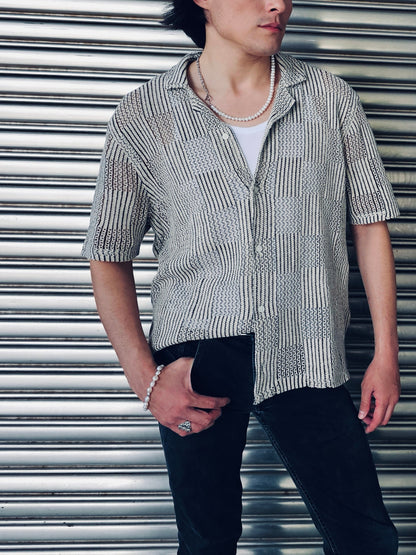 Freshwater Pearls With Chain Versatile Mens Necklace MEN07-4