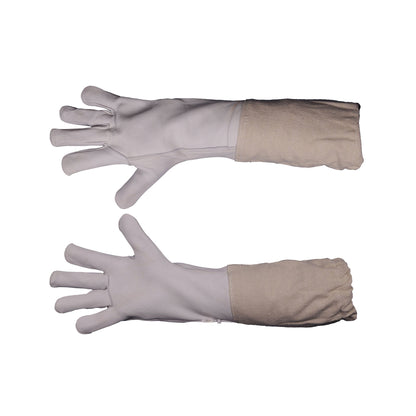 Beekeeping Bee Gloves Goat Skin Protective Long Leather Sleeve Gloves-2