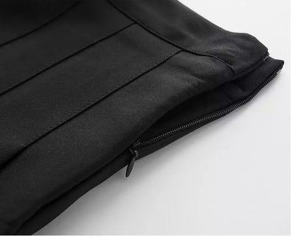 2019 - Women's Pleated Mini Skirt-2