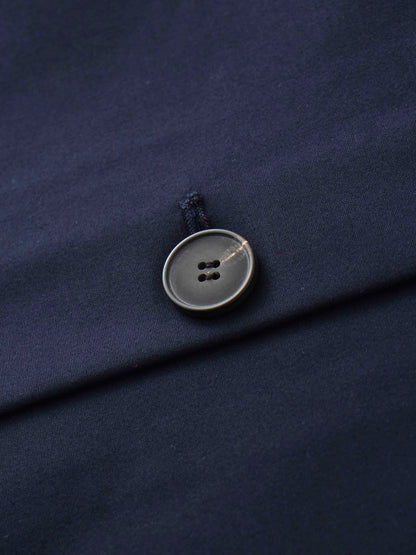 A-Line Button Down Pocket Skirt-Navy-4