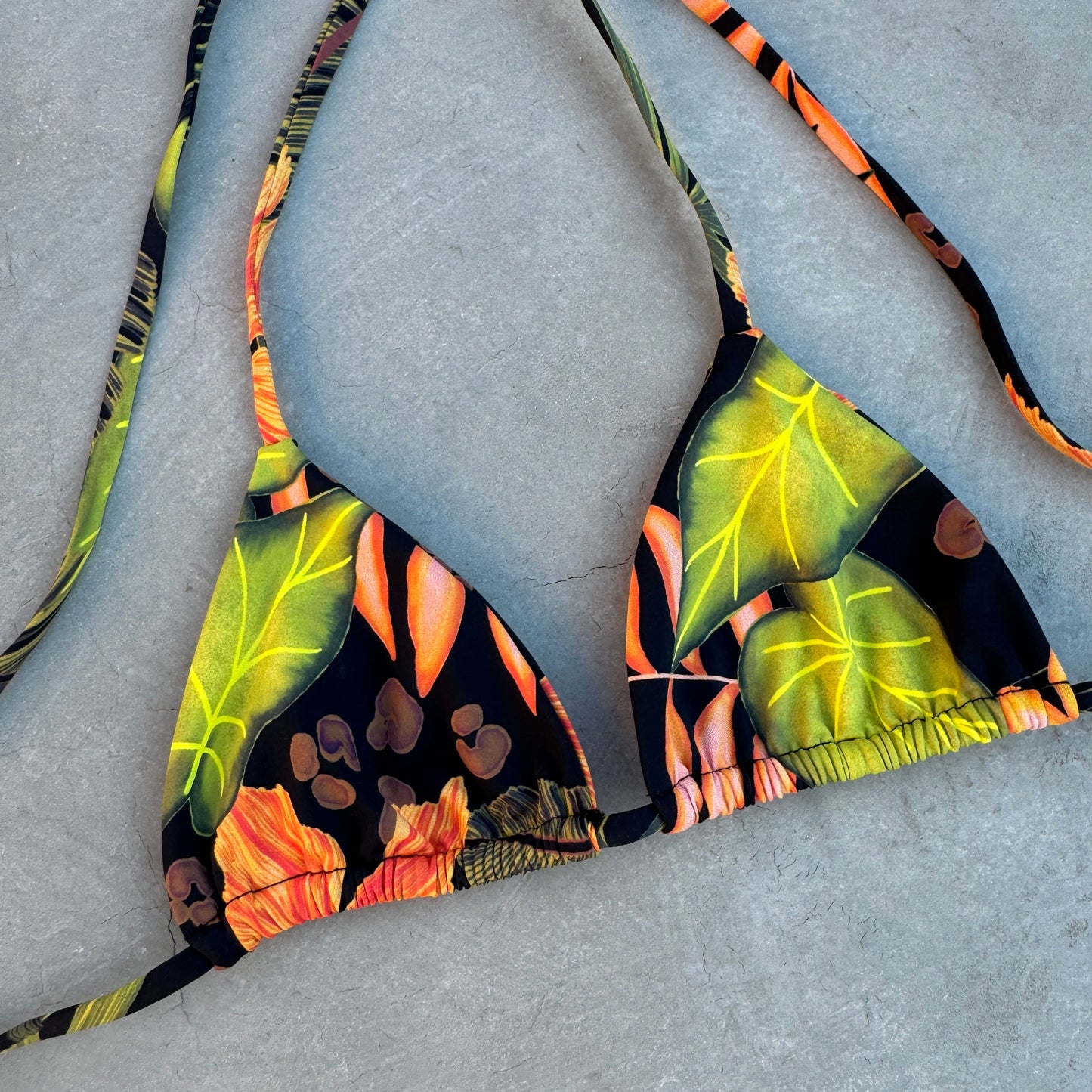 Hawaiian Flame Triangle Bikini Top-1