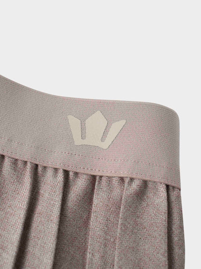 Marni Pleated Skirt 37"-Mocha Mousse-4