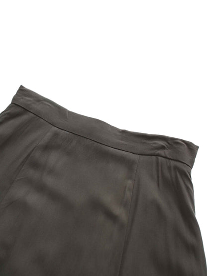 TRUMPET FLARE SKIRT-OLIVE-2