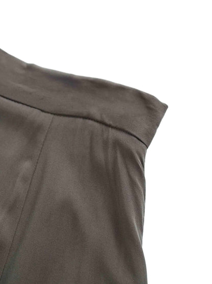 TRUMPET FLARE SKIRT-OLIVE-3