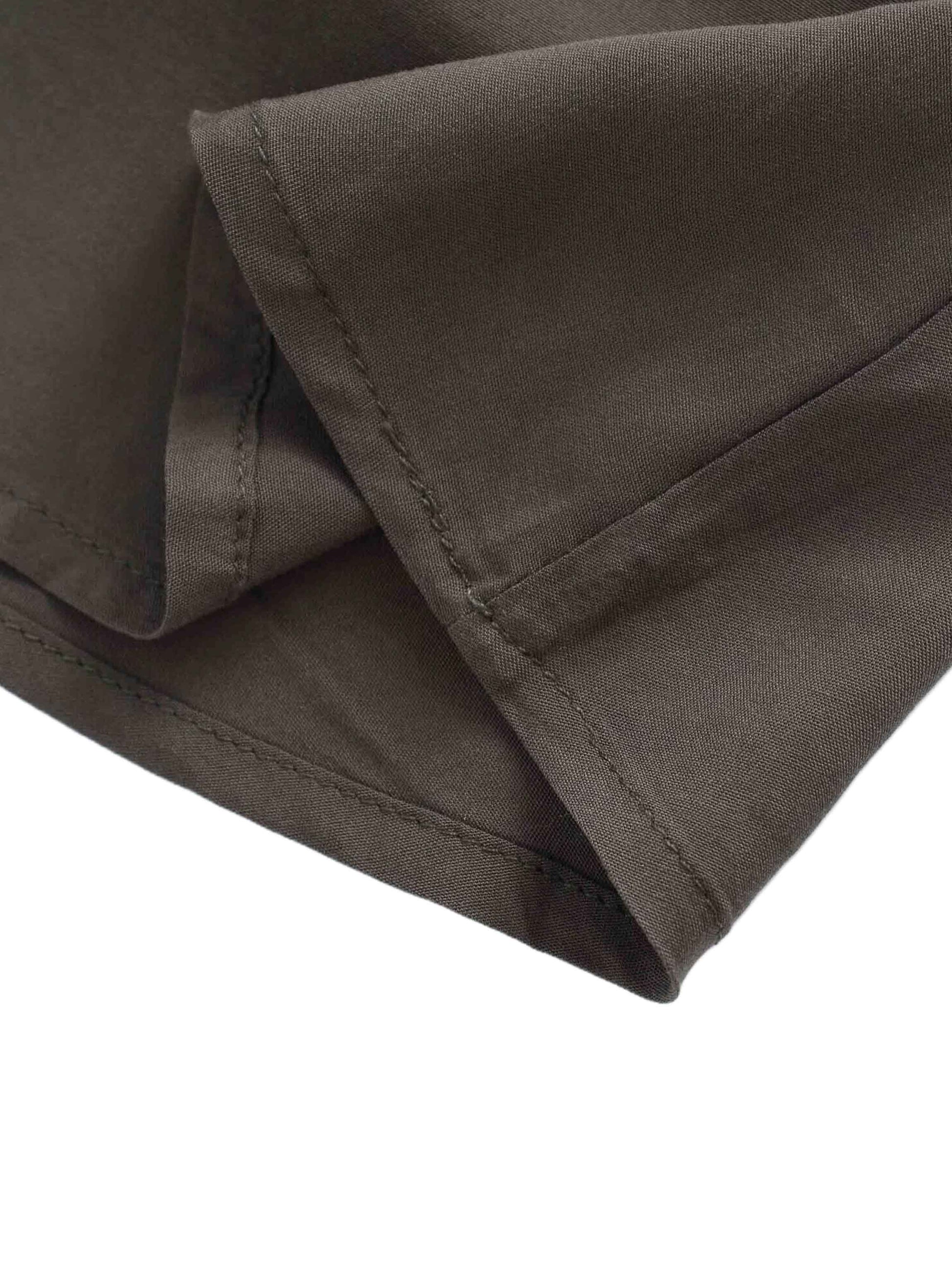 TRUMPET FLARE SKIRT-OLIVE-4
