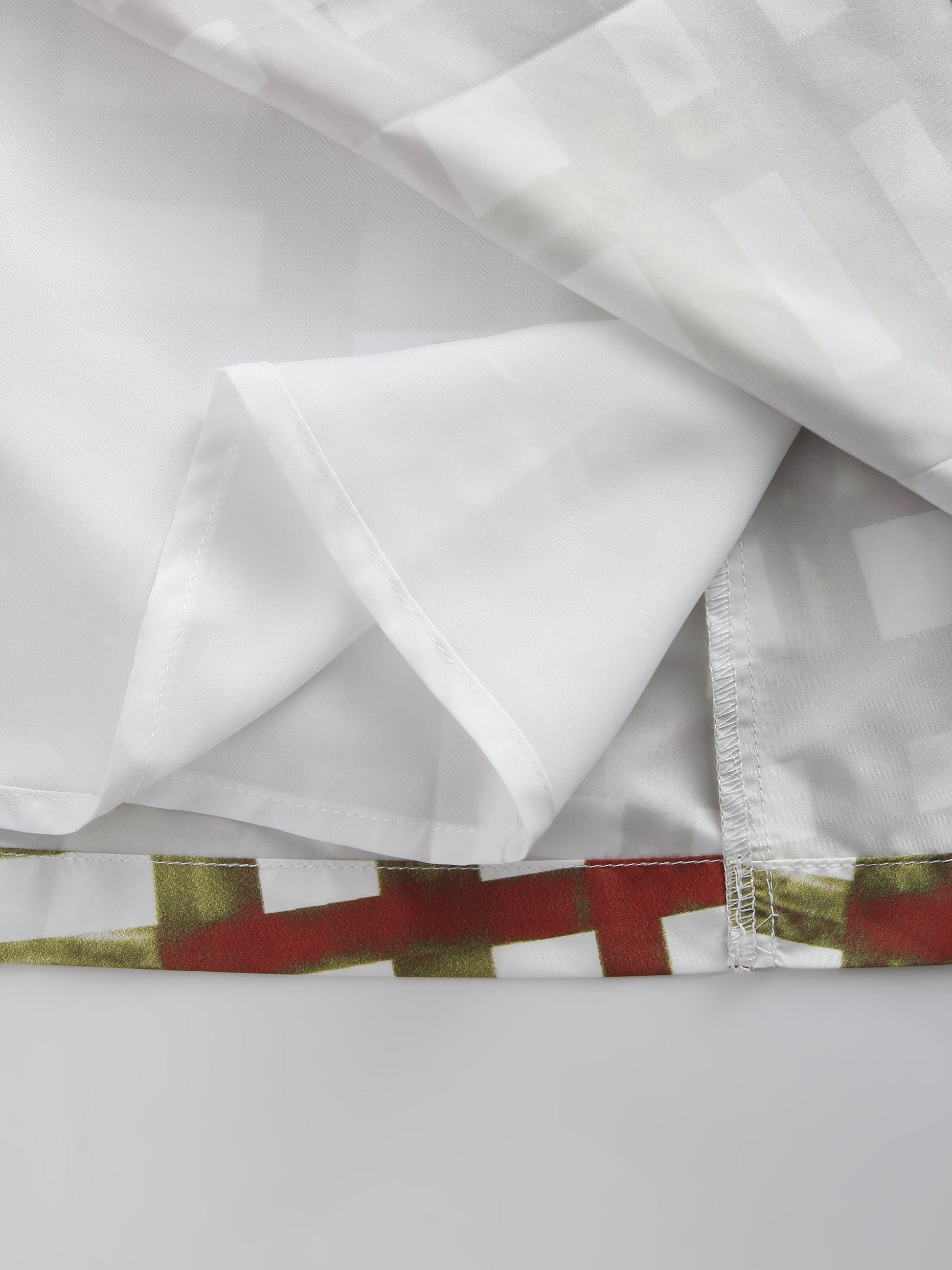 Box Pleat Skirt-Ombre Plaid-4